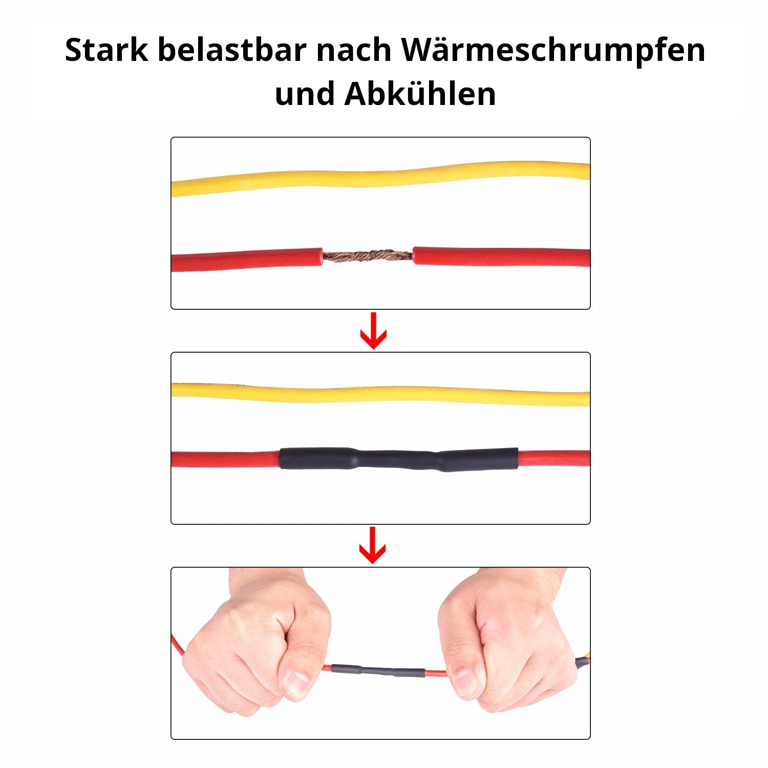 Schrumpfschlauch | 2:1 Ohne Kleber | Ø 76,2 mm | 1,0 m | Schwarz