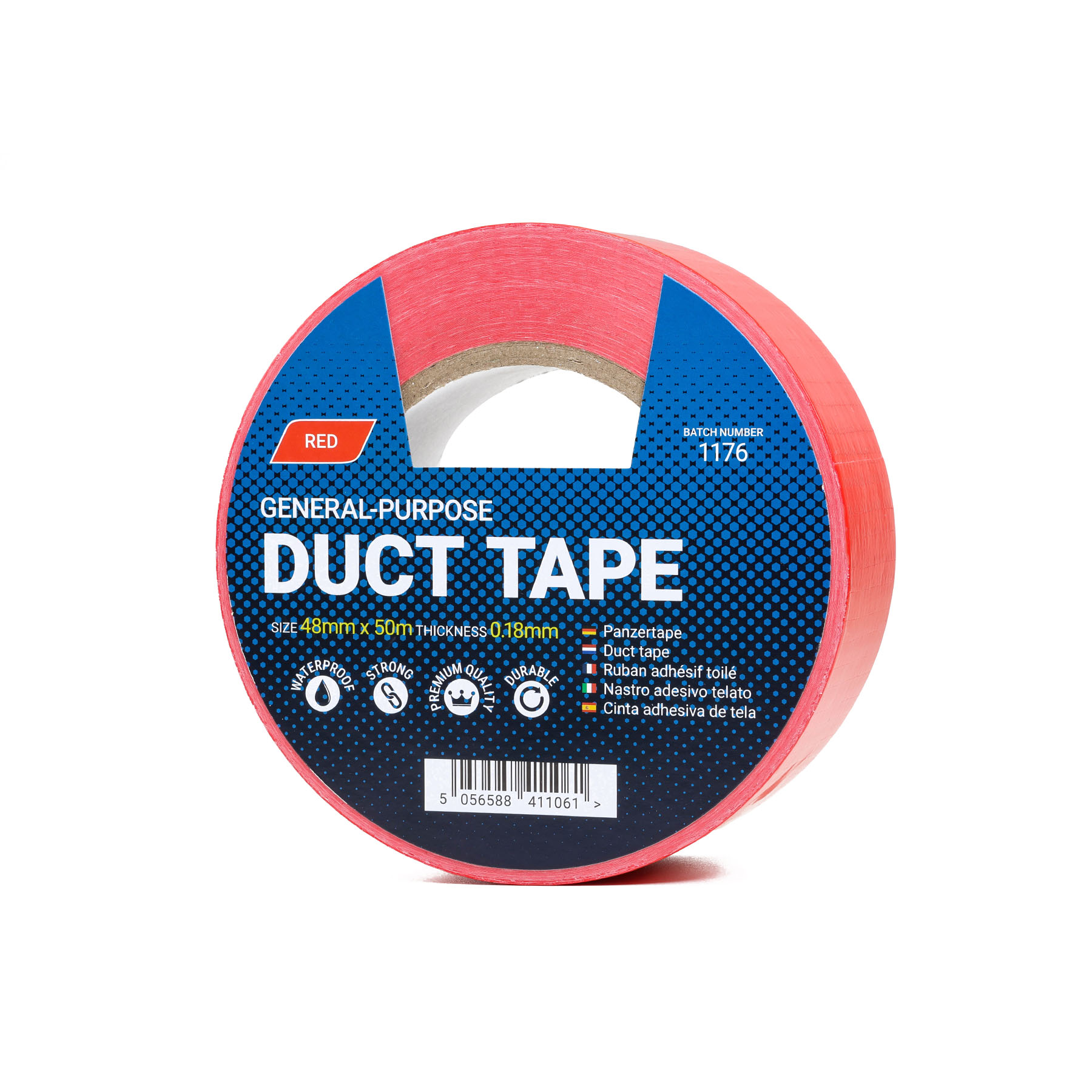 Panzertape Gewebeband, Rot