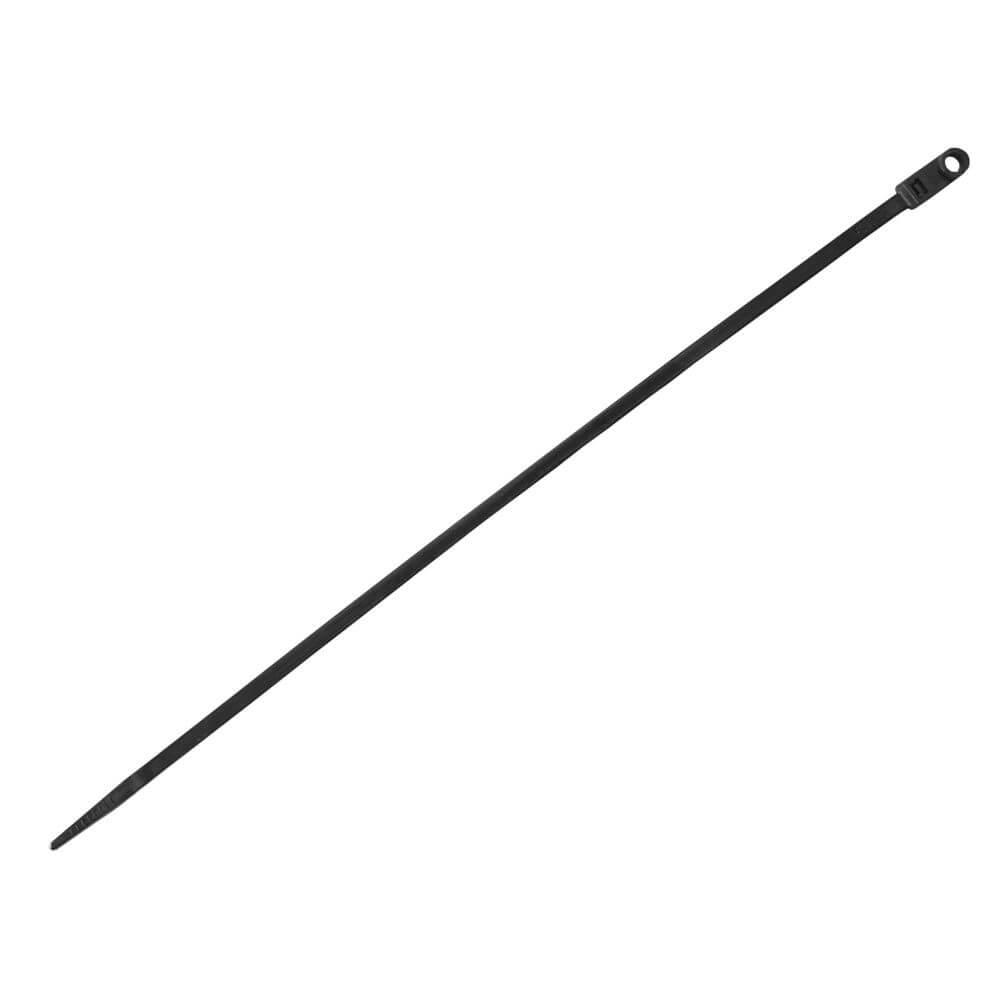 Kabelbinder mit Befestigungsöse | 110 x 2,5 mm | Schwarz | 100 Stück