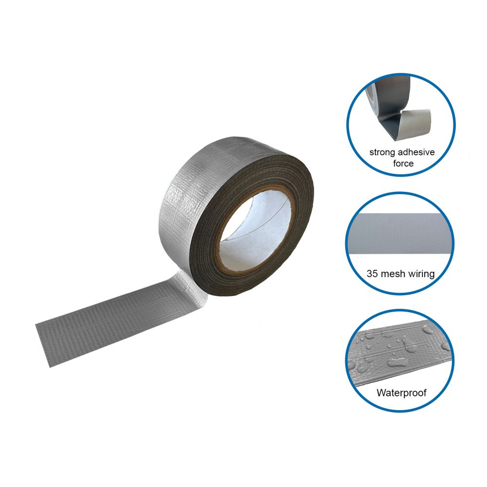 Panzertape Gewebeband | 50,0 mm | 50,0 m | Grau | 12 Rolle(n)