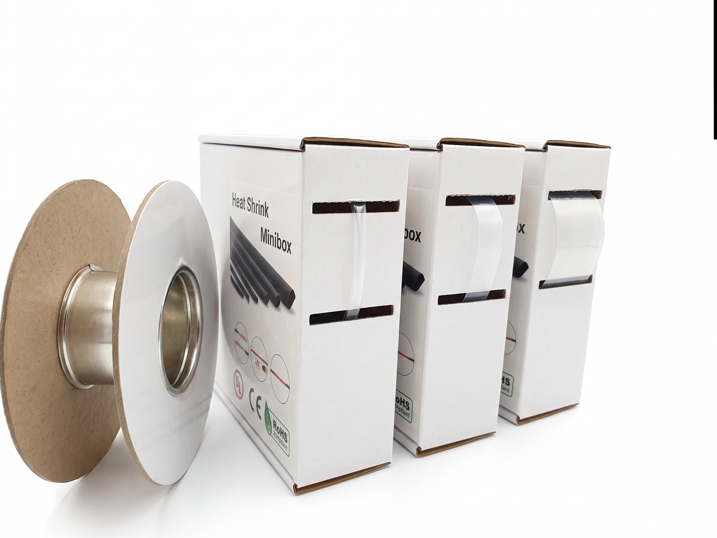Schrumpfschlauch Minibox | 3:1 Mit Kleber | Ø 12,7 mm | 10,0 m | Transparent