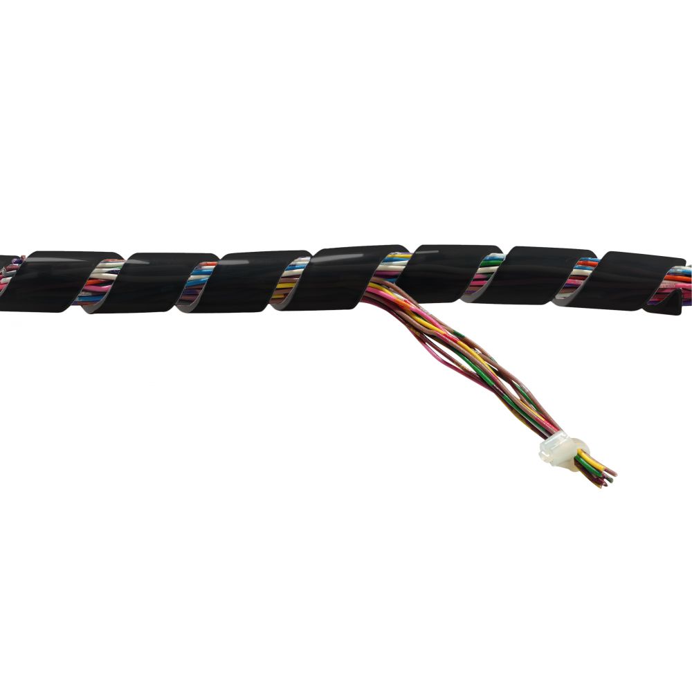 Spiralschlauch | Ø 11,0-55,0 mm | 2,0 m | Schwarz