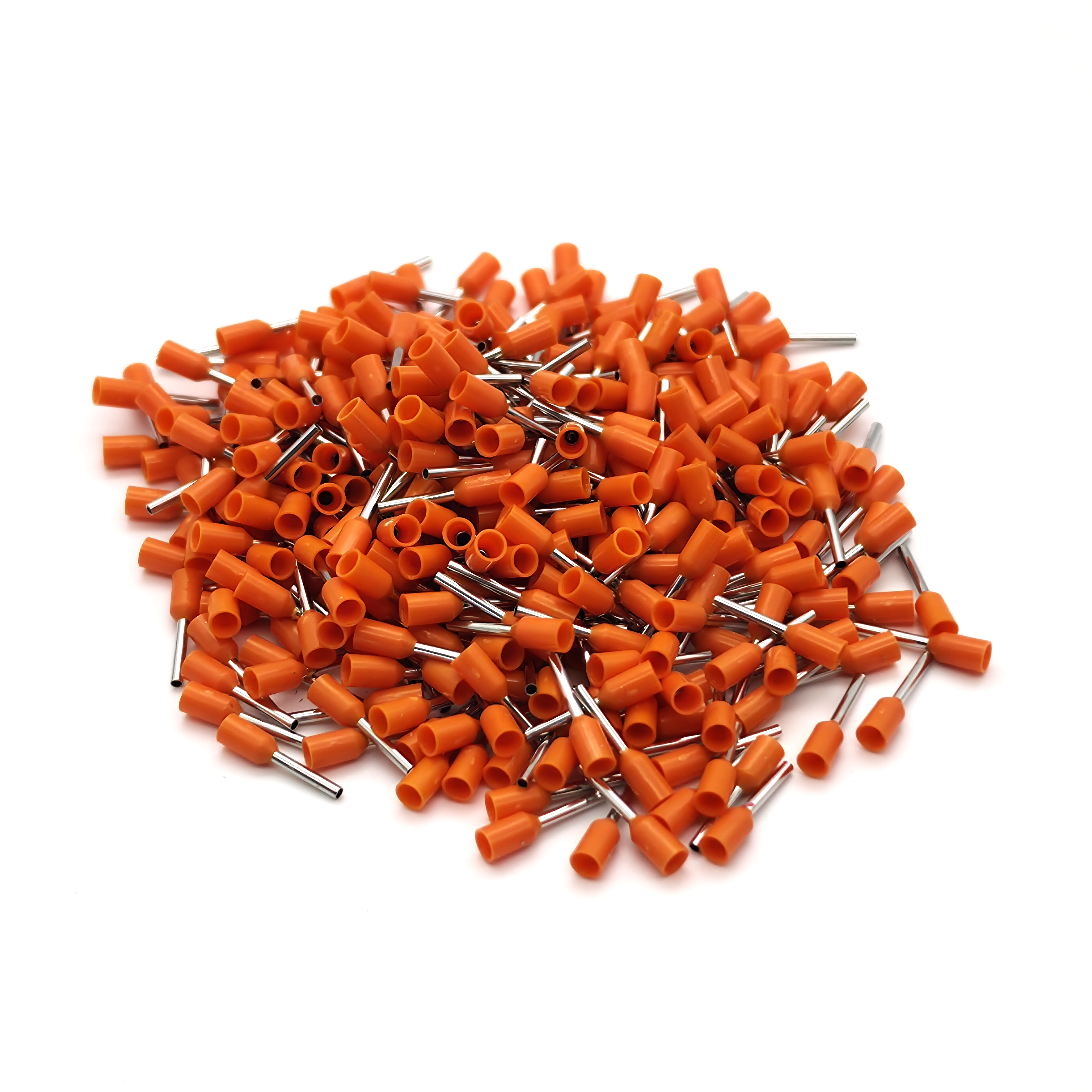 Aderendhülsen isoliert, Orange