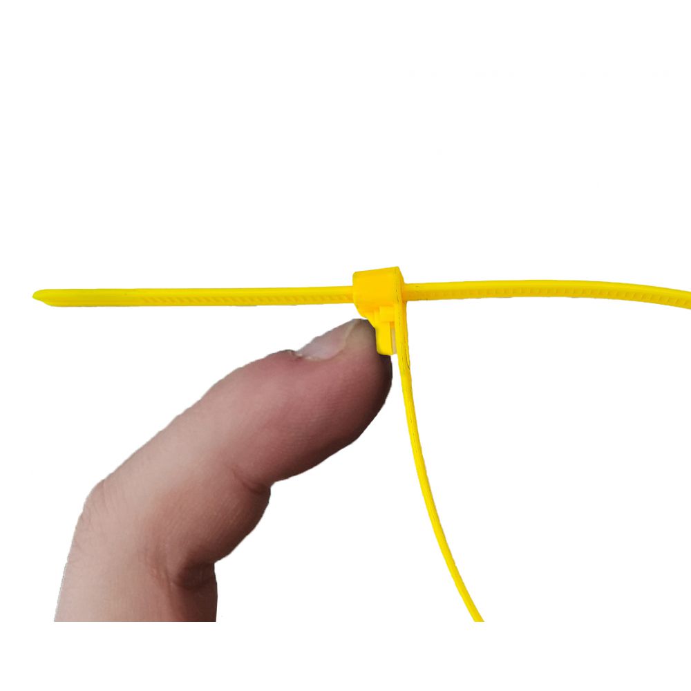 Kabelbinder wiederloesbar | 540 x 7,6 mm | Gelb | 1000 Stück